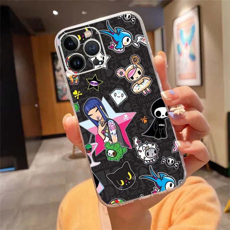 حافظة هاتف آيفون 17ProMax Air 16 15 14 13 Pro Max 15 16 Pro 15Plus لطيف اليابان Tokidoki اليابانية