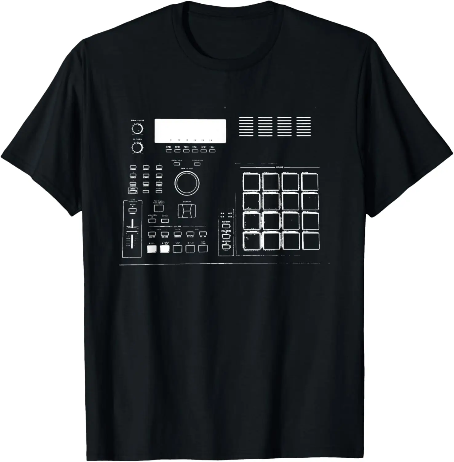 HIP HOP MPC BEAT MACHINE 2000 Producer Graphic T-Shirt