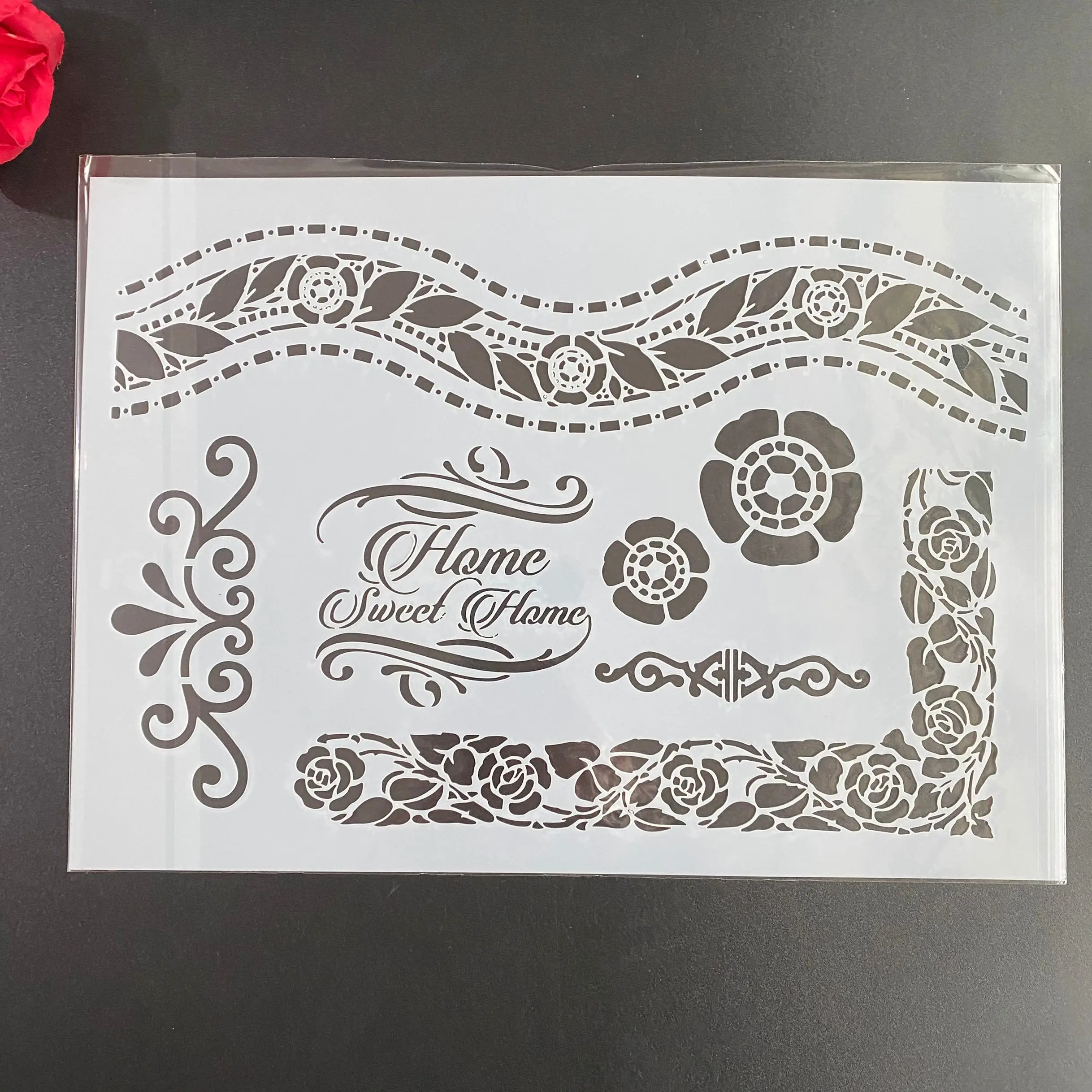 4 шт./набор, трафареты для рисования мандалы