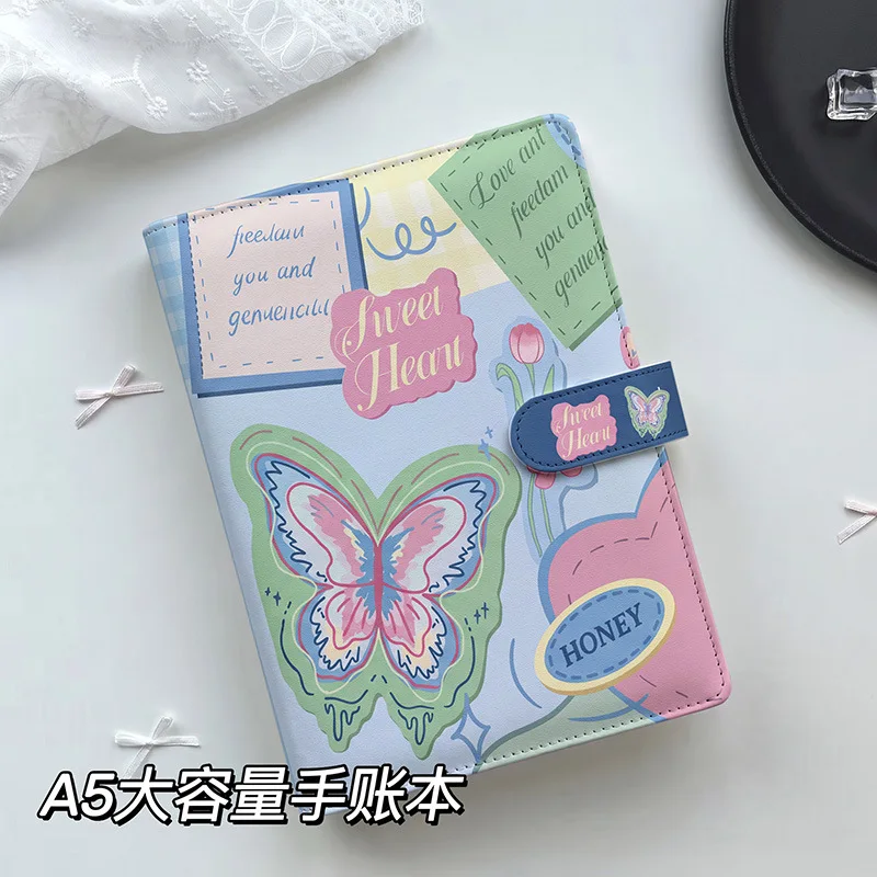 IMYY Butterfly A5 Kpop Idol Photocard Holder PU Photo Album Photocard Binder Collect Book Album for Photographs Фотоальбом 포카홀더