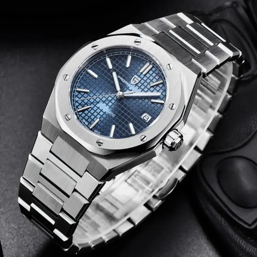 PAGANI DESIGN PD1673 Japan NH35A Sports Men's Watch Automatic Mechanical Sapphire Watch Stainless Steel Waterproof Reloj Hombre