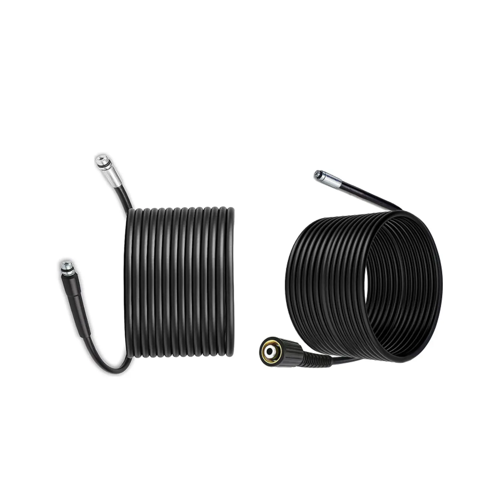 Sewer Jetter Hose Nozzles Kit, 5800 PSI High Pressure Drain Cleaning Hose with Nozzles Adapter for Clogged Pipes Drains Sink