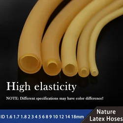 Tuyaux en caoutchouc latex naturel, 1/3/5m, générateur élastique haute résilience, tube médical, fronde catapulte, équipement de fitness, sangle nervurée