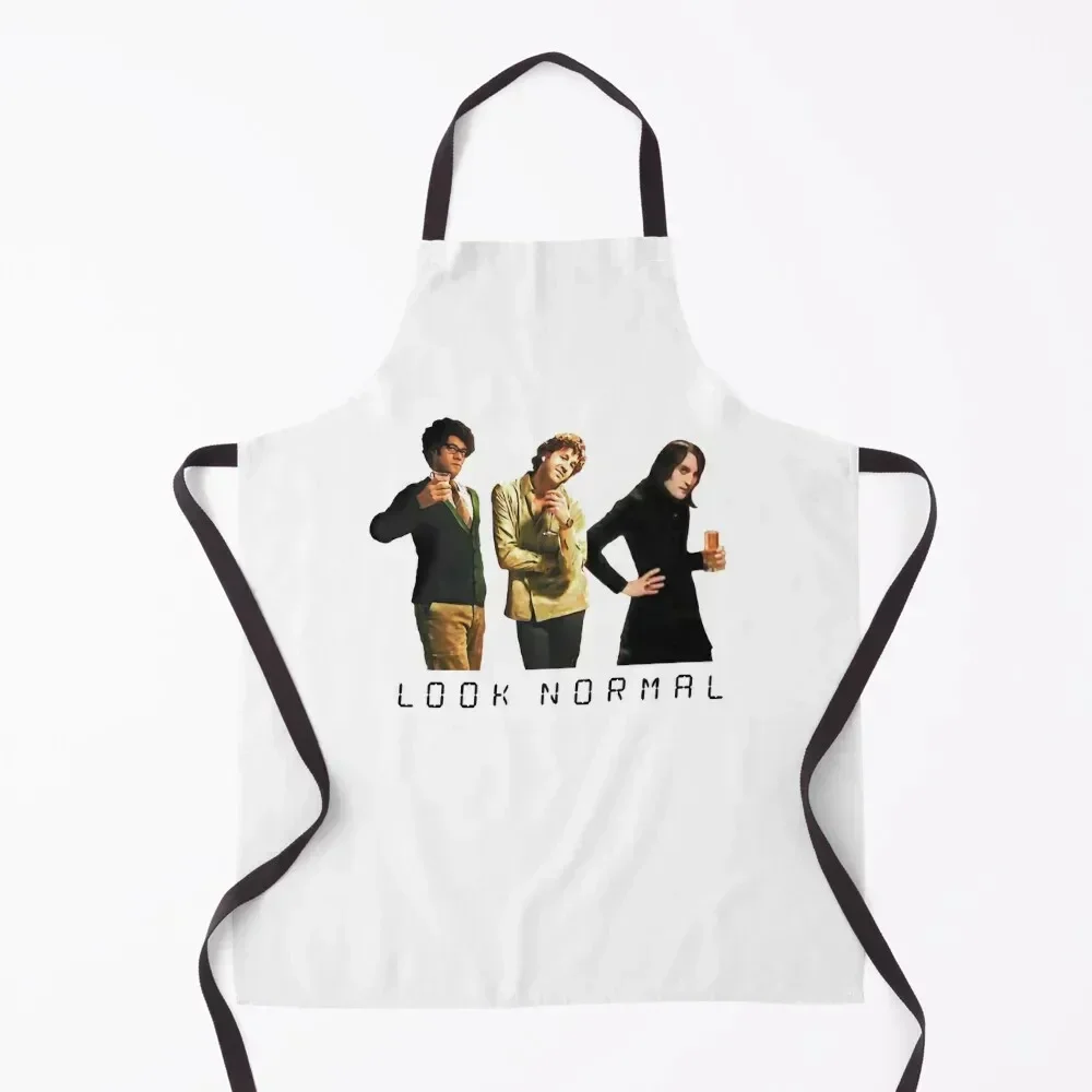 

Look Normal - The IT Crowd Apron christmas kitchen christmas Women's Dress Household Items Apron