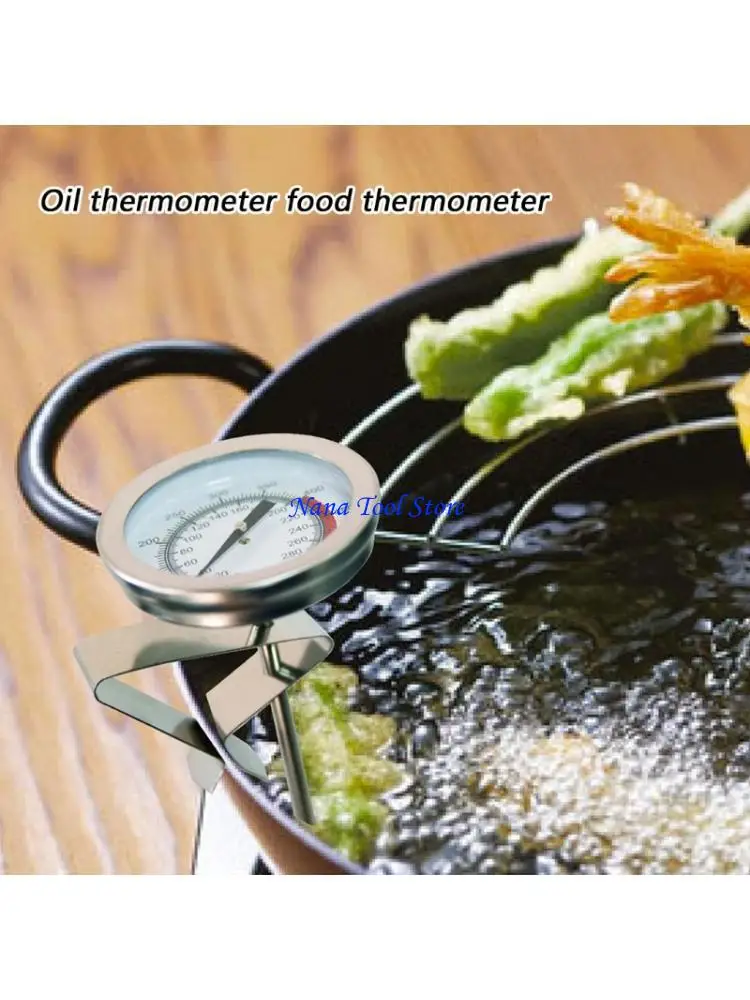31GJ Aid Oven Thermometers Stainless Steel With Large Display for Home Restaurant