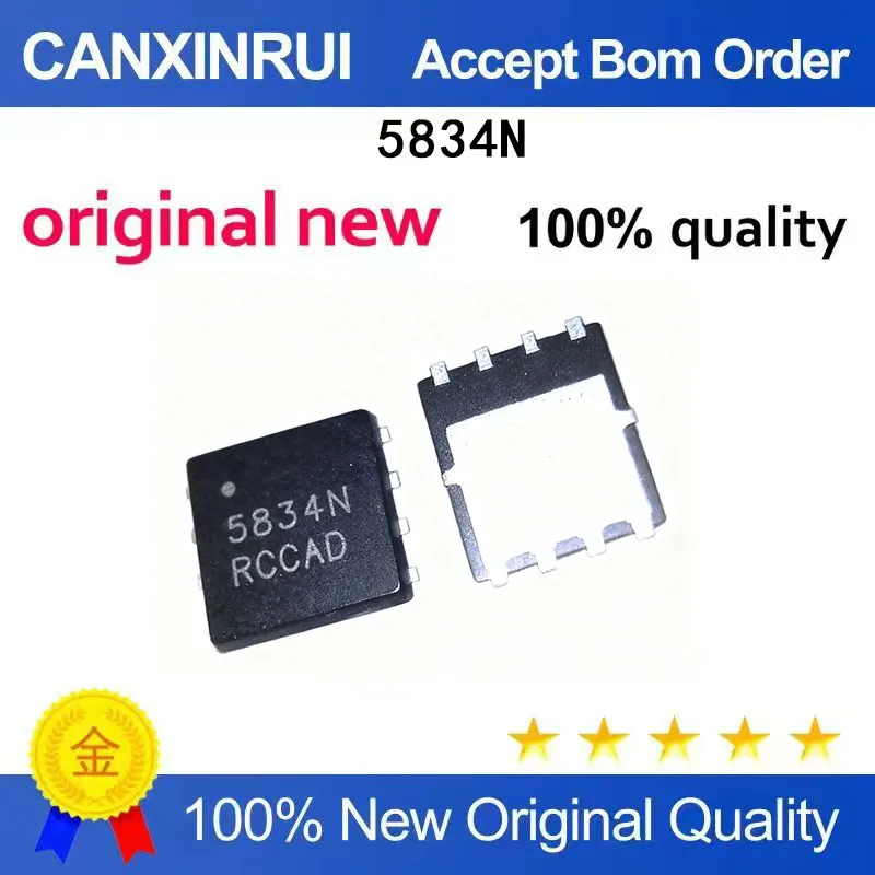 (5-100 Pieces) Brand new original 5834N NTMFS5834NLT1G QFN