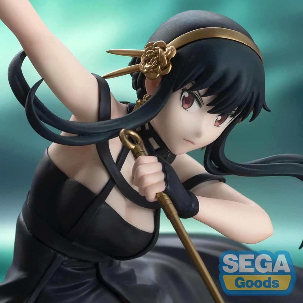 100% original em estoque sega luminasta espião × família yor forger anime figura de ação modelo decoração garagem kit coleção