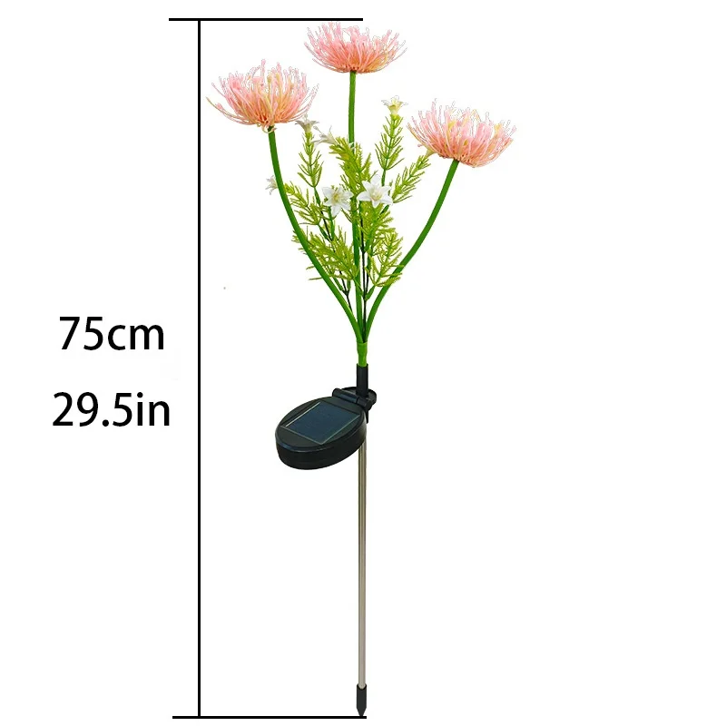 Solar Energy Other Shore Flower Lamp Courtyard Garden Decoration Led Simulation Eternal Flower Lamp, Ground Lawn Atmosphere Lamp