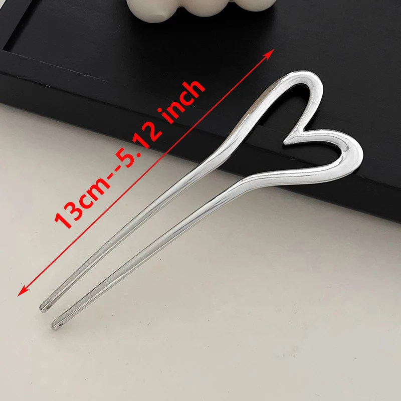Neue Einfache U-förmige Haarnadel Metall Haar Sticks U Französisch Haar Clips Pins Modische Haar Schmuck Zubehör für Frauen Großhandel