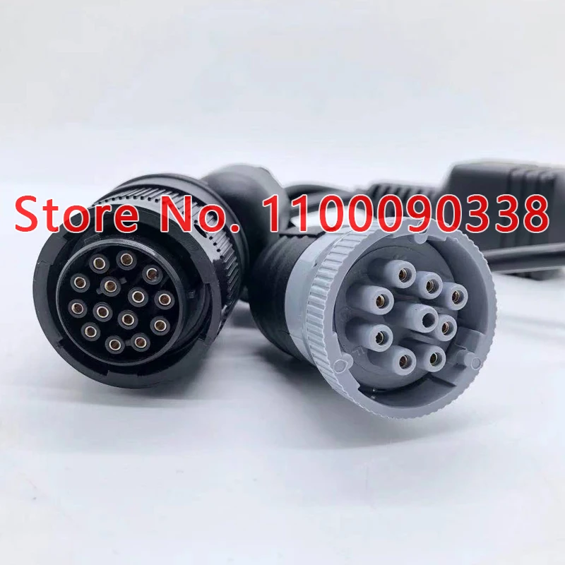 Caterpillar excavator accessory 14pin +9pin Ethernet connection cable for CAT ET4 diagnostic tool 457-6114 4576114