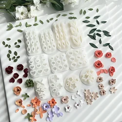 Soft clay mold clay polymer mold flower Leaves DIY Earrings Pendant Jewelry Soft Pottery Tools  Polymer Clay Mold