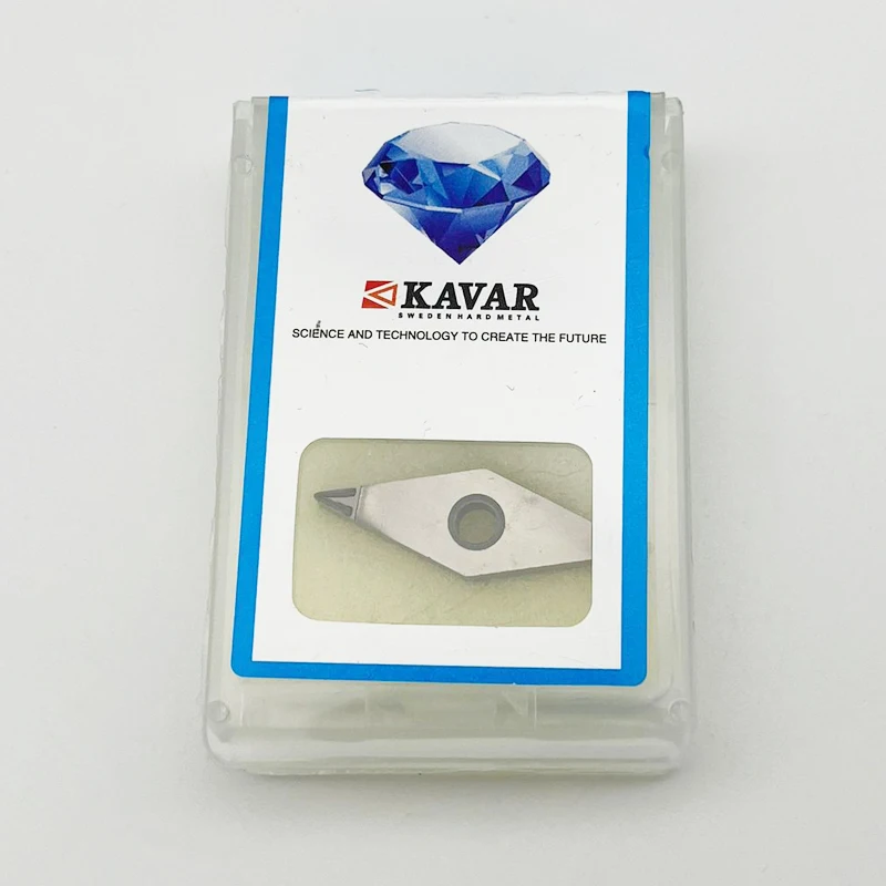 VNGA160402 VNGA160404 VNGA160408 PCD30AL PCD เพชรใส่ VNGA ชิป Breaking เครื่องมือ CNC คาร์ไบด์ PCD ใส่