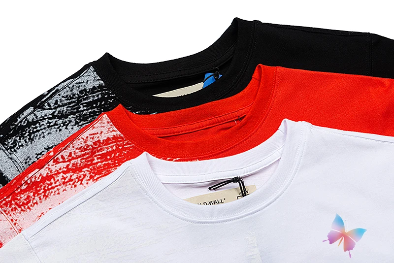 High Quality Cotton A-COLD-WALL Tshirts Gradient Spray Painted Letter Short Sleeve Street Casual Loose Men Women ACW T-shirts