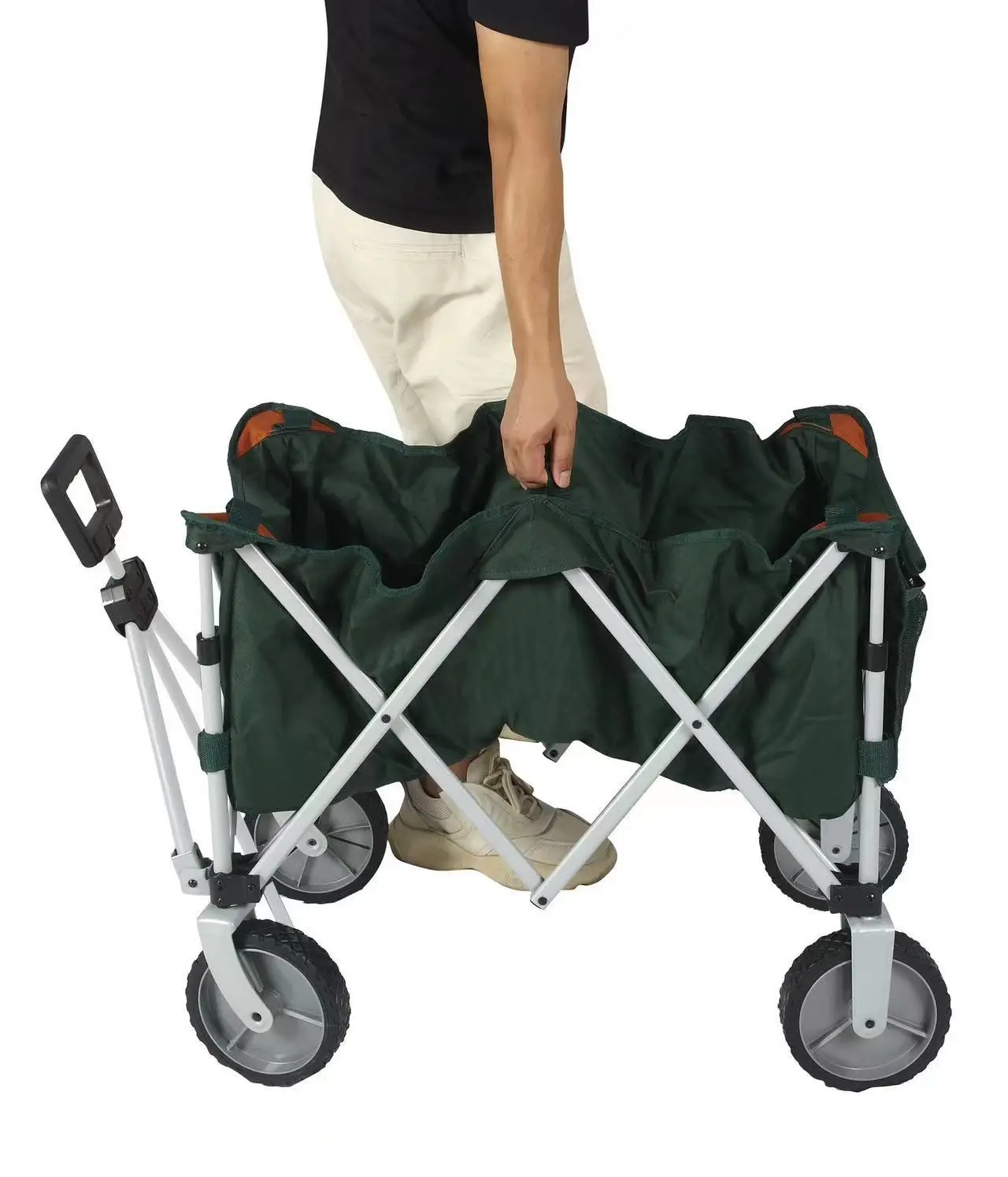 High Quality OEM Customized Portable Hand Lift Wagon Cart Supermarket Shopping & Outdoor Camping Hiking Hot Selling Tools Usage