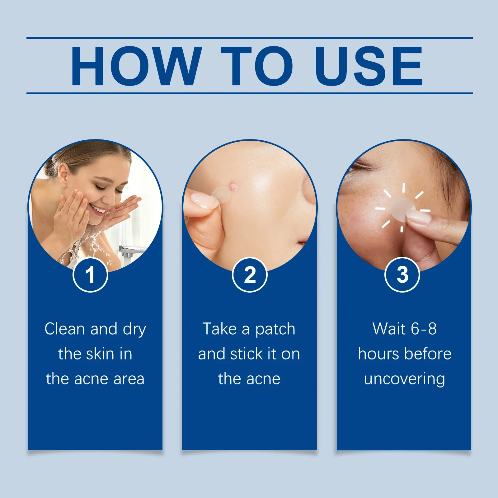 Invisible Acne Patches Removal Pimple Fade Acne Skin Care Stickers Concealer Face Spots Marks Waterproof Beauty Makeup Stickers