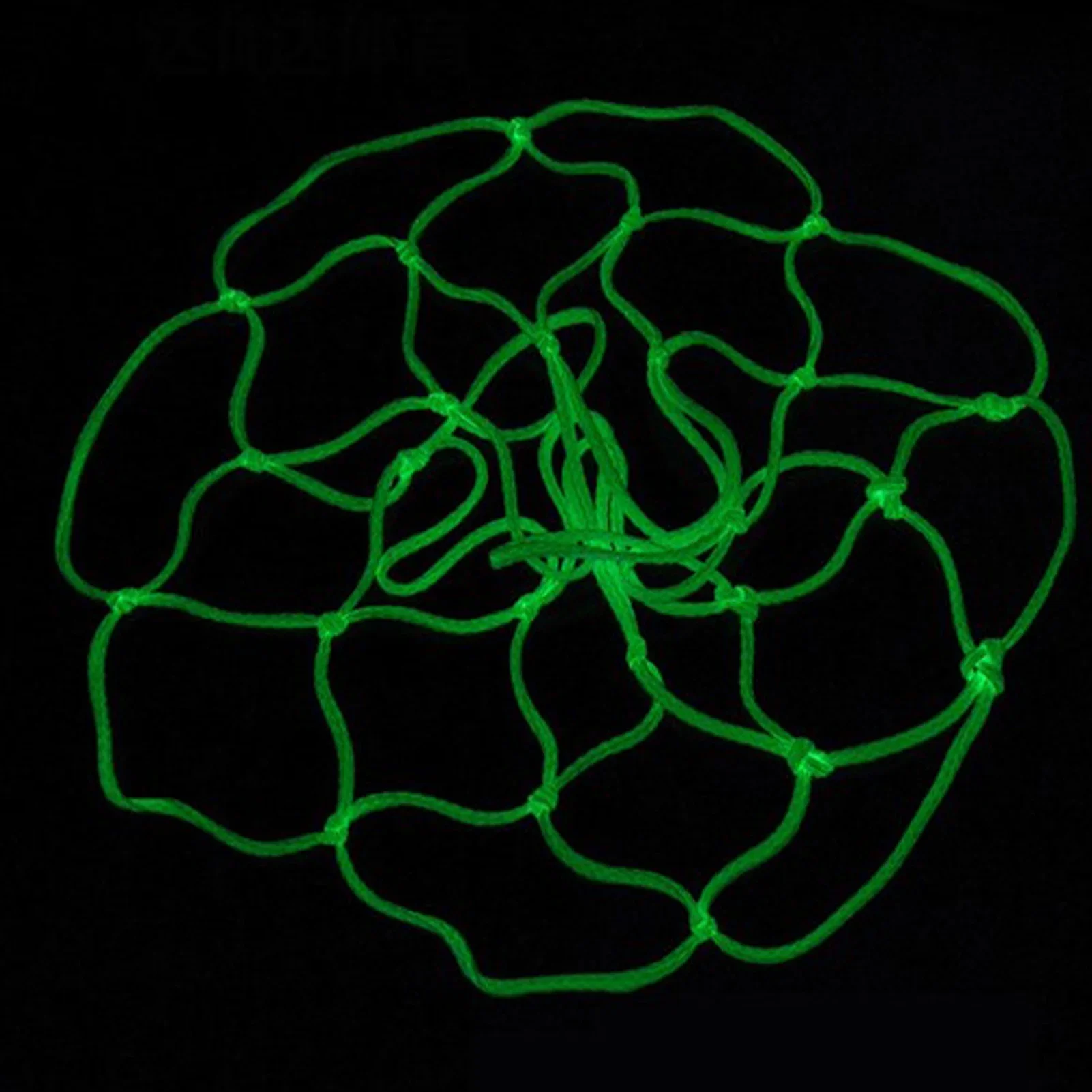 50 см самосветящаяся баскетбольная сетка, сменная нейлоновая сетка для стрельбы по мячу для ежедневного обучения, зеленая