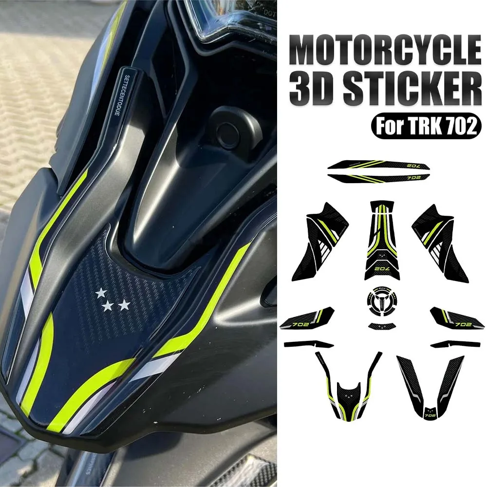 

For Benelli TRK702 trk 702 trk 702 Motorcycle Accessories Sticker 3D Waterproof Tank Pad