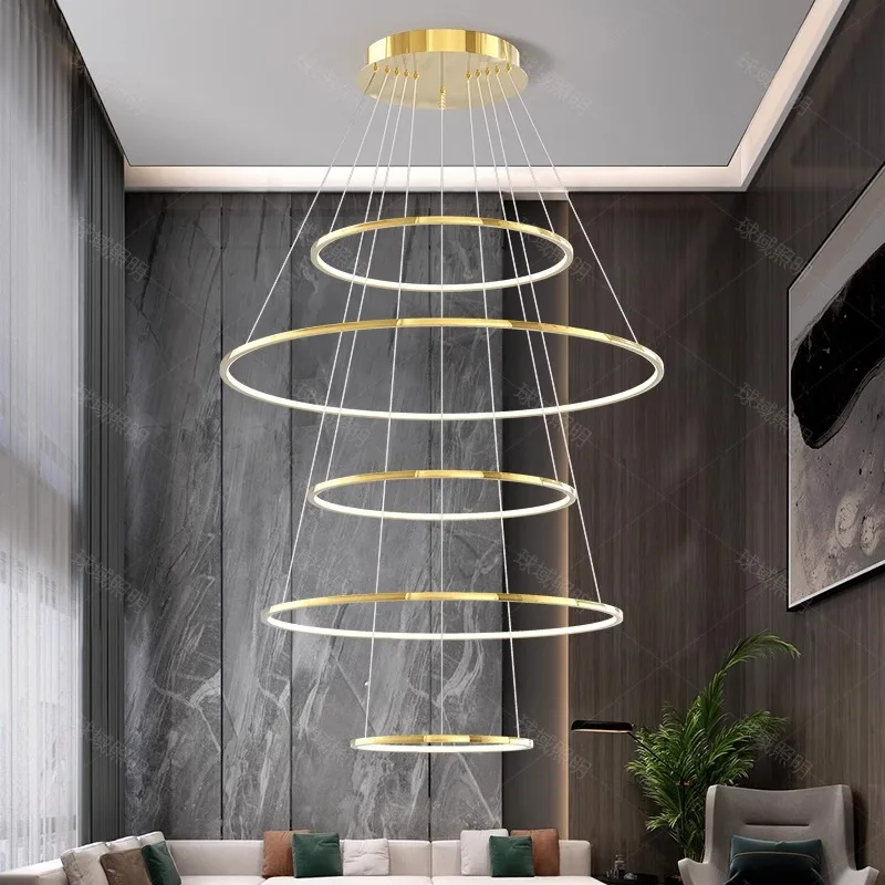 Modern home decoration chandelier, stair Pendant lamp, living room Pendant lights, interior lighting