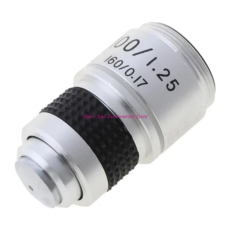 Комплект микроскопа 4x 10x 40x 100x Microscope Объективный объектив Achromatic C7AC