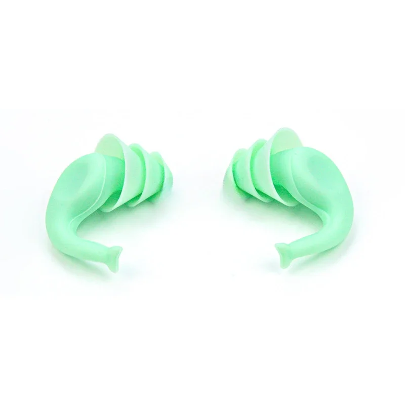 سدادات أذن عازلة للصوت لتقليل الضوضاء من السيليكون مكونة من ثلاث طبقات، سدادات أذن للسباحة مقاومة للماء #5