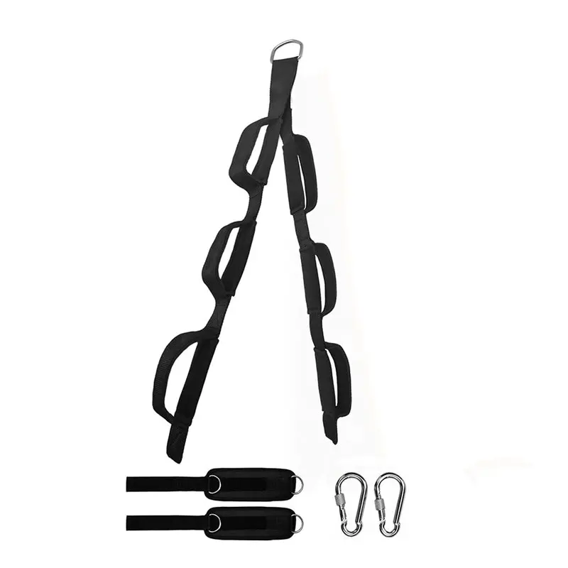 

Насадка-канат B48B для тренировки трицепсов, для упражнений на тяге, отжиманий, работы на тренажере с кабелем — включает 6 противоскользящих ручек, для дома и спортзала.