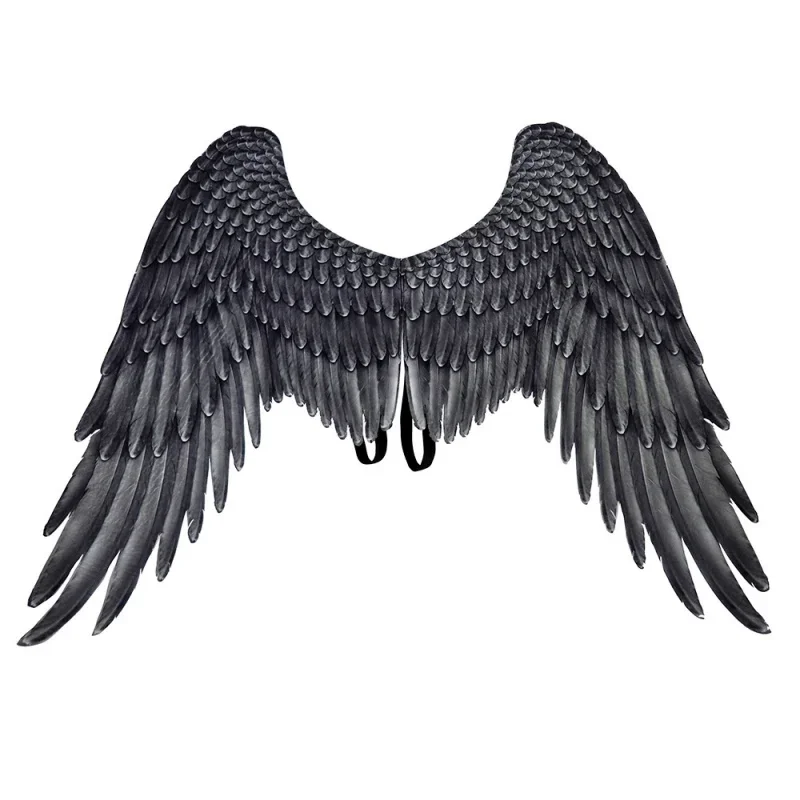 

Halloween 3D Big wing Non-Woven Fabric Angel Devil Adult Mardi Gras Theme Party Large Black Costume Cosplay Accessories