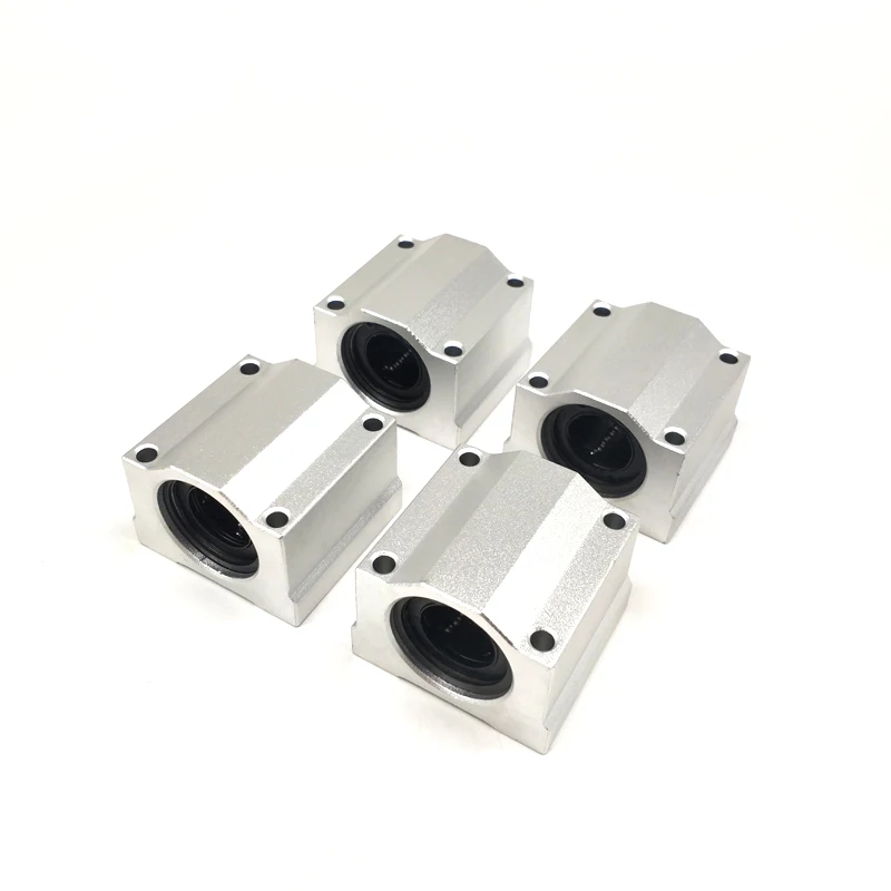 1Pcs SBR10UU 10mm Aluminum Block 10mm Linear Motion Ball Bearing Slide Block Match Use SBR10 10mm Linear Guide Rail