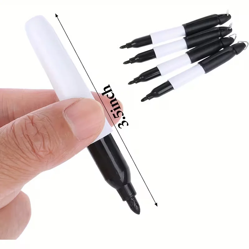 25/50 Mini Multifunctional Durable Golf Ball Erasable Marker Pens Office Study Whiteboard Pens For Packaging Outdoor Activities