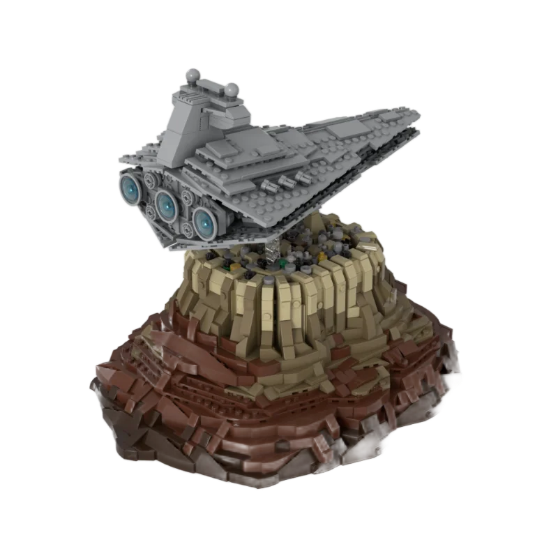 سلسلة أفلام الفضاء MOC قواعد الإمبراطورية المجرة على مكعبات بناء مدينة جيدا مجموعة العمارة المعيارية لعبة الطوب الأصالة #4