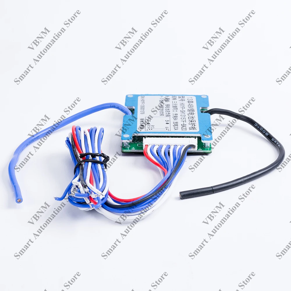 Bms 13s 48v 20a for 3.7vリチウムイオン電池18650 21700,充電8A,過放電保護,電動自転車用,62.5x50.5x9.5mm