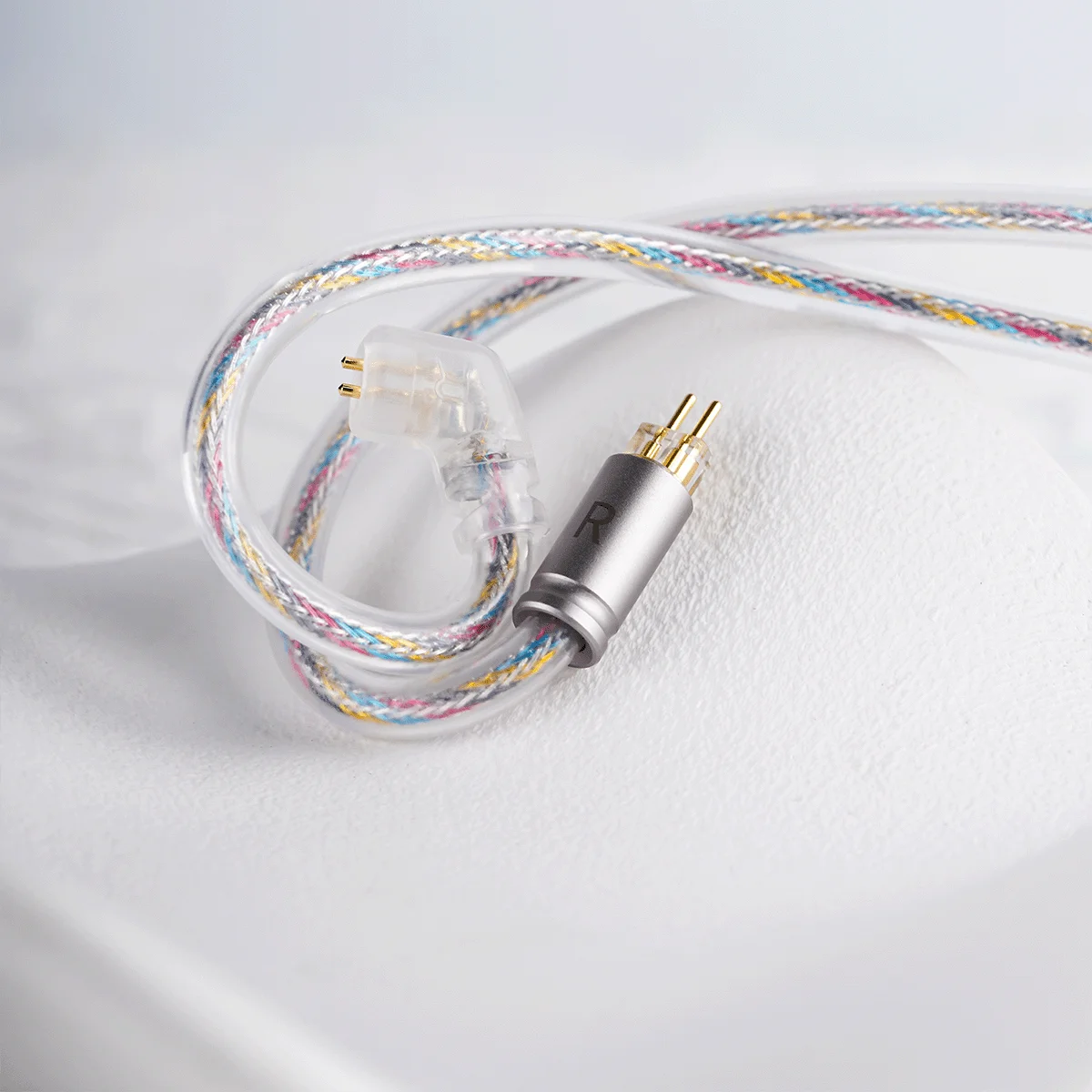 NICEHCK ColorXYZ IEM Ersatzkabel Furukawa Kupfer Silberlegierung + Zink-Kupferlegierungsdraht 2Pin/QDC für Rockies NX8 Monarch MK4 IEM