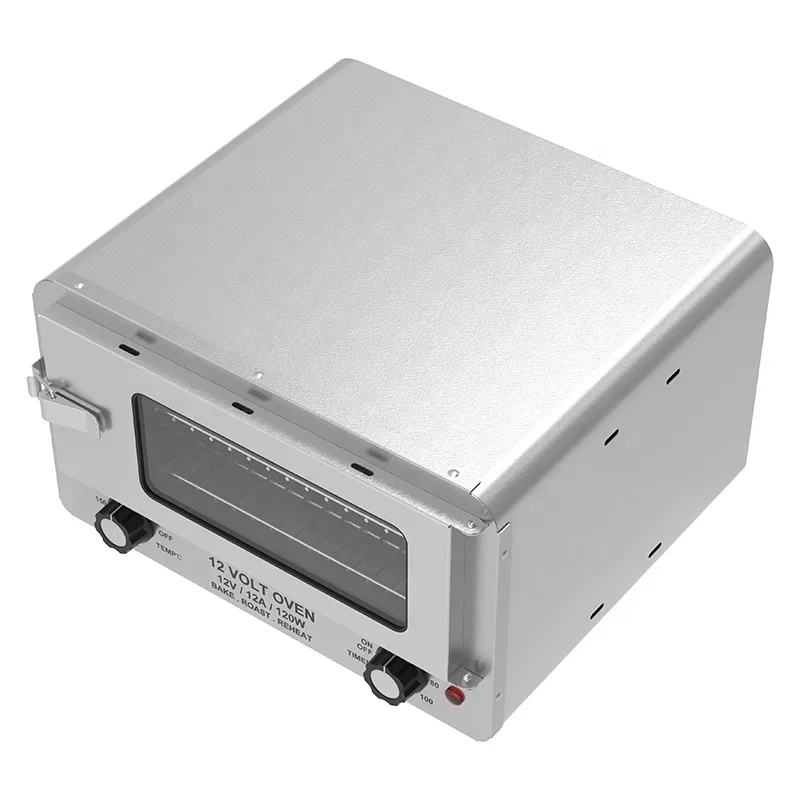 6L 12V 120W Electric Mini Vehicle roaster box 12v dc microwave oven Car Portable Toaster Oven for outdoor camping