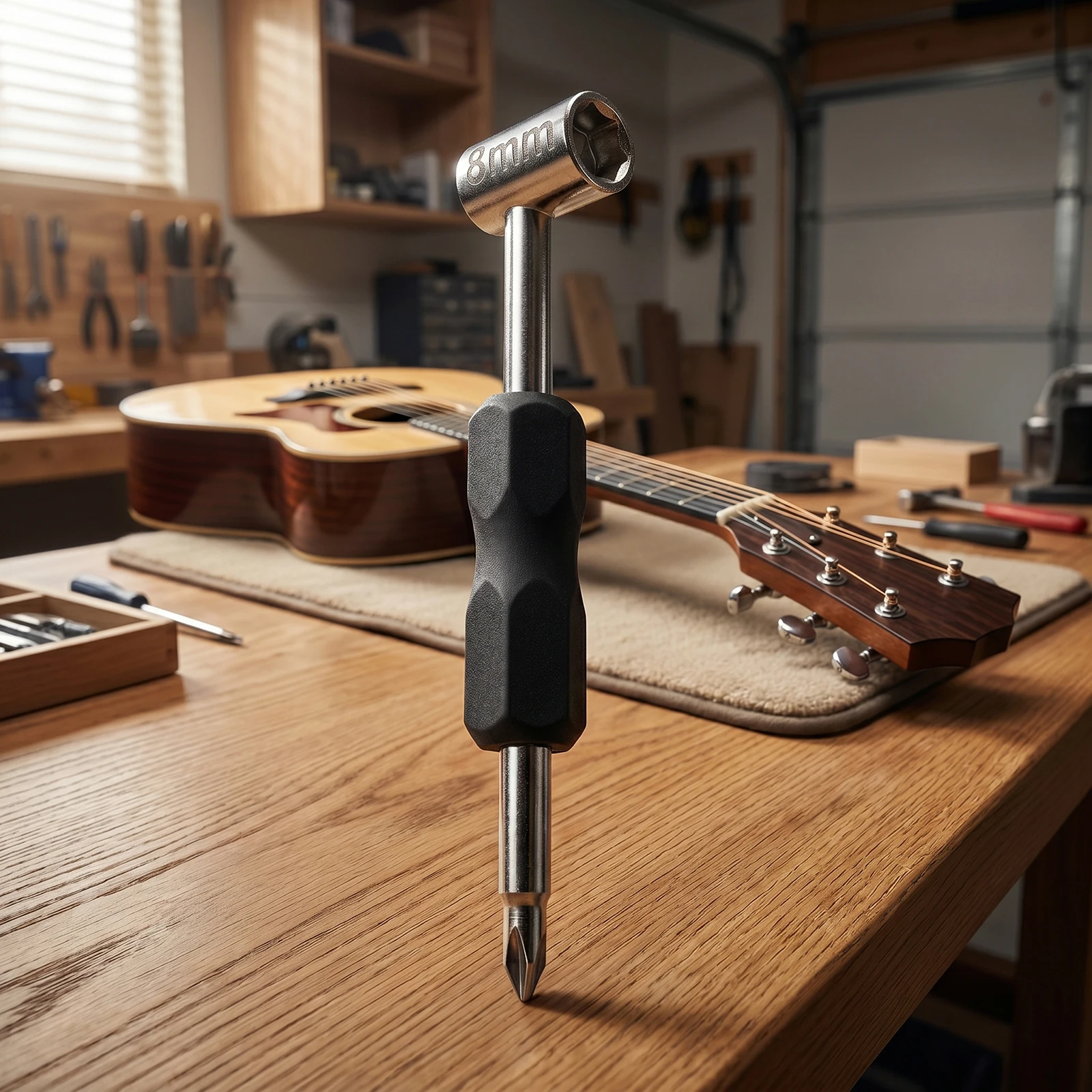 Pipe Style Hex Wrench for Taylor Gibson/PRS Ibanez/PRS Magnetized Screwdriver L-shaped Allen Wrench Tool Kit for Neck Adjustment