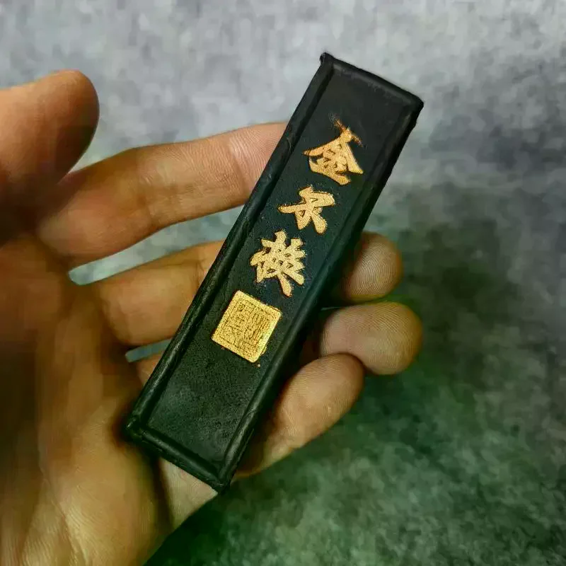 [MA]Gold Not Changed Ink Stick Handmade Chinese Ink Stick Calligraphy Painting For Students Beginners Artists Grinding Practice