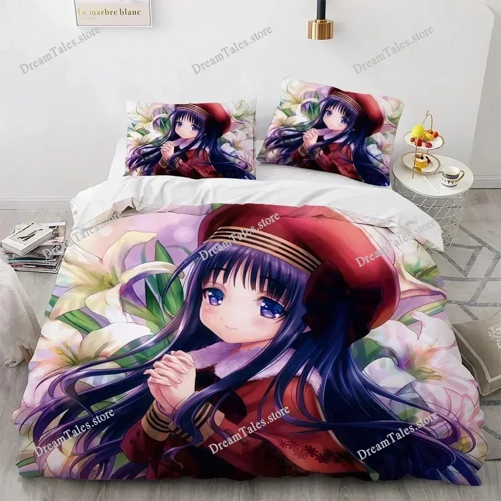 Luxury Gift Cartoons Card Captor Sakura  Cover Duvet Cover Pillow Case Boy Girl Polyester Bedding Set King Queen Twin Size963