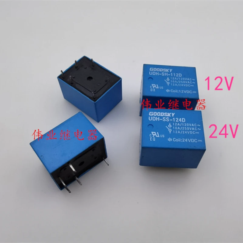 

（Brand-new）1pcs/lot 100% original genuine relay:UDH-SH-112D UDH-SS-124D 12VDC 24VDC 5pins 10A