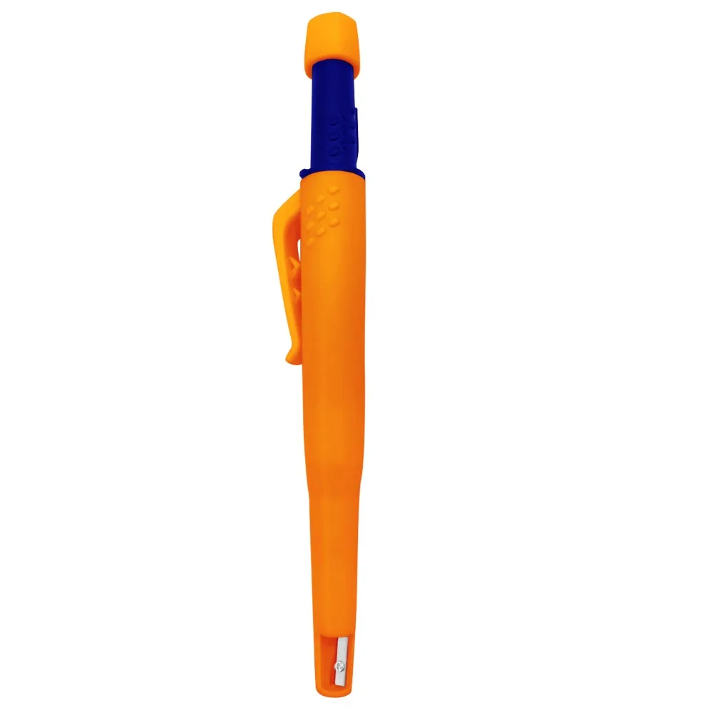 

Precise Marking Carpenter Mechanical Pencil One-piece Design Pen Cap Mechanical Pencil with Sharpener Solid