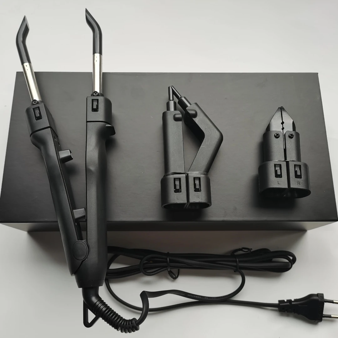 U Tip Keratin Bonding Fusion Tools, Digital Display Temperature Adjustable Hair Extension Iron, Convertible Design Tool