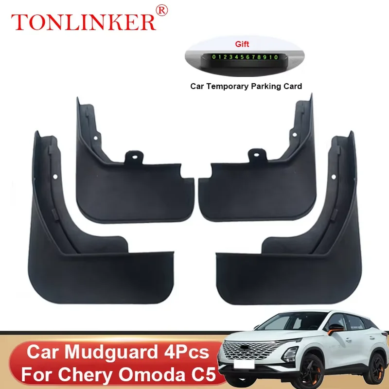 

TONLINKER Car Mudguard For Chery Omoda C5 FX OMODAC5 2022 2023- Mudguards Splash Guards Front Rear Fender Mudflaps Accessories