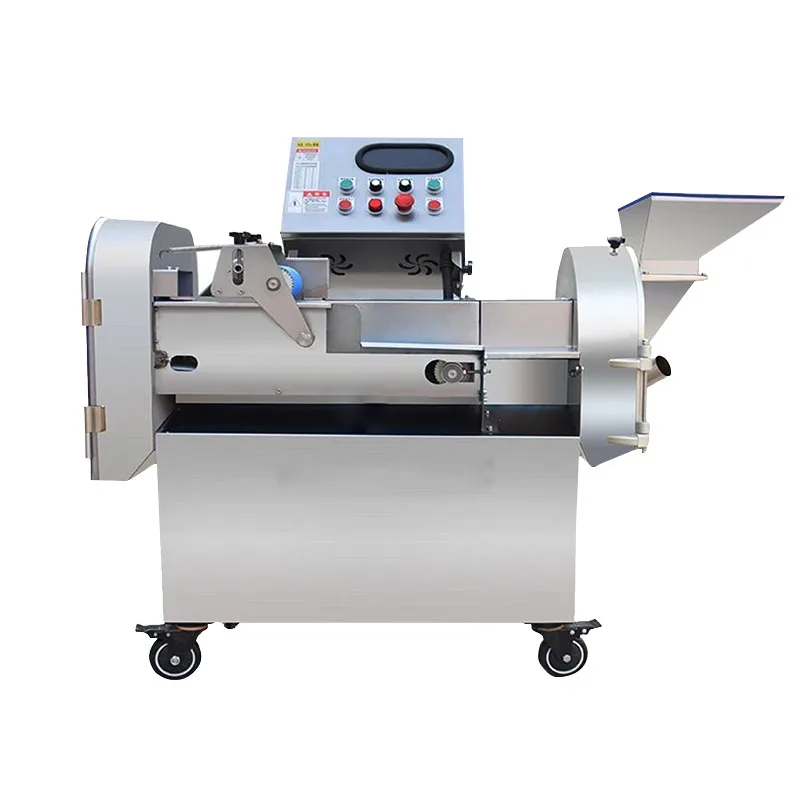 Commercial Vegetable Cutter Two Head Can Cut Vegetable Into Slice Segment Shred Dicing Cube