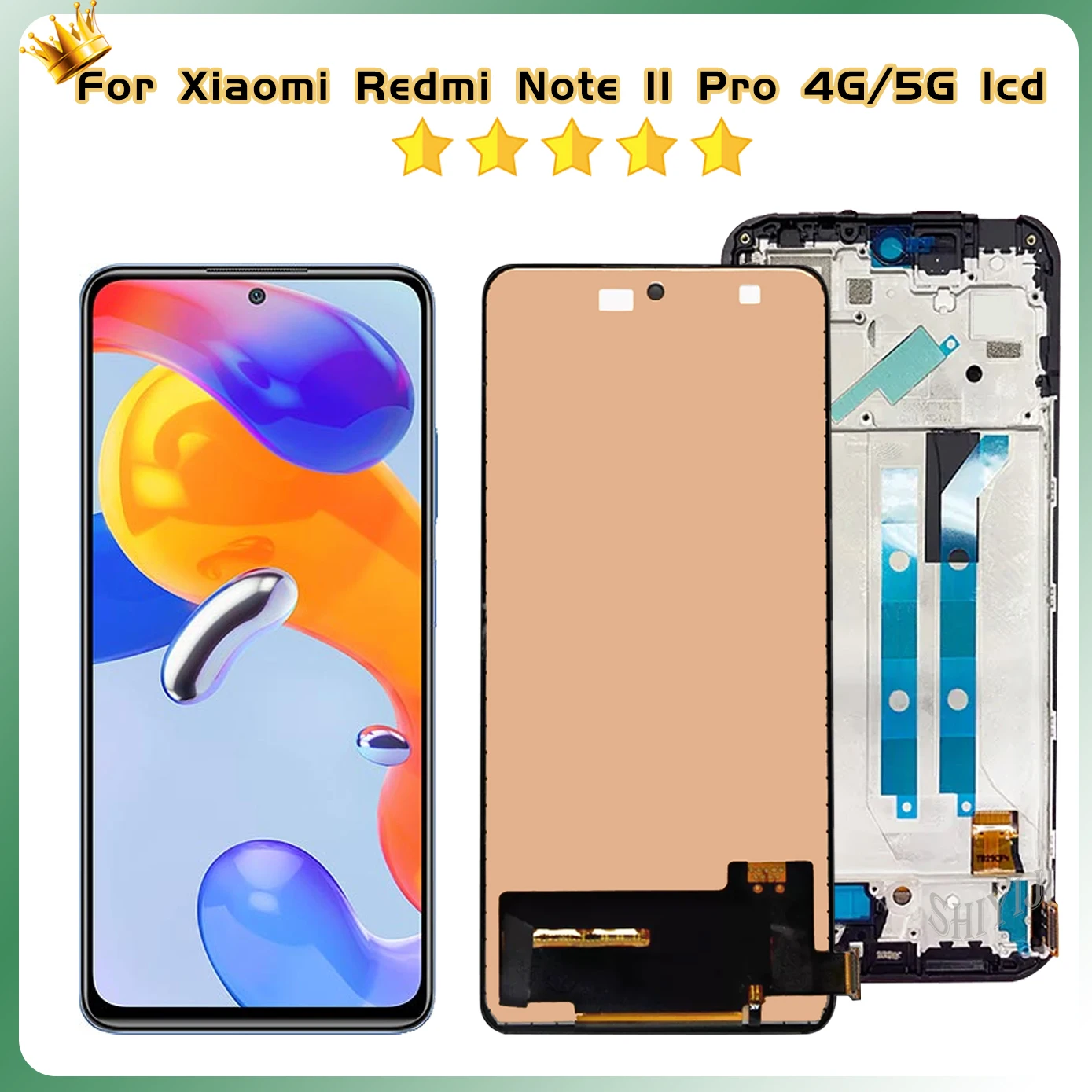 Screen For Xiaomi Redmi Note 11 Pro 4G / 5G LCD Touch Screen 2201116TG 2201116TI 21091116I 2201116SG Display Digitizer Assembly