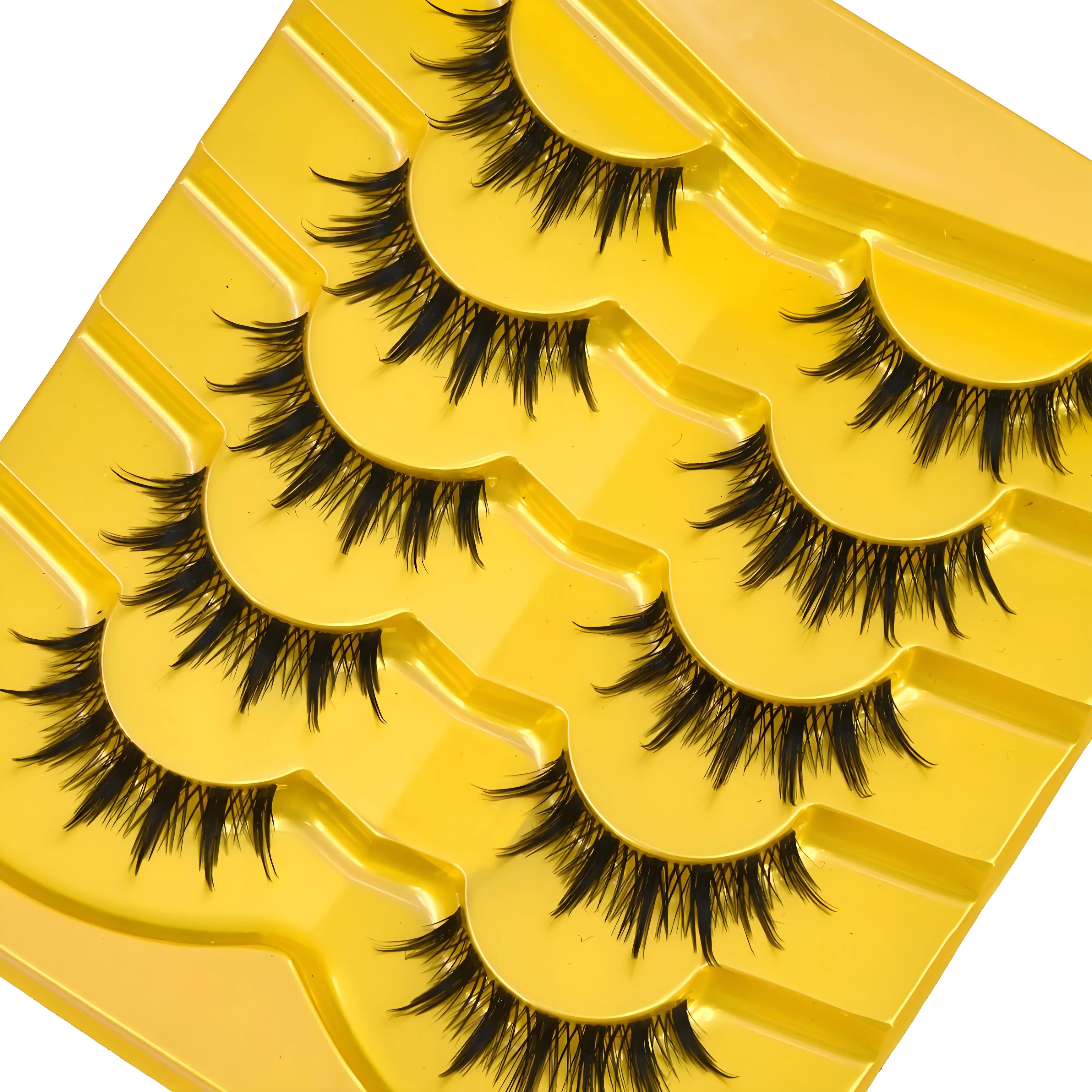 HBZGTLADFalsche Wimpern Cosplay Spiky Lashes Nerz Dramatische Manga Anime Wimpern Dicke Gefälschte Wimpern Extensions Puppe Streifen Wimpern – Detail 15