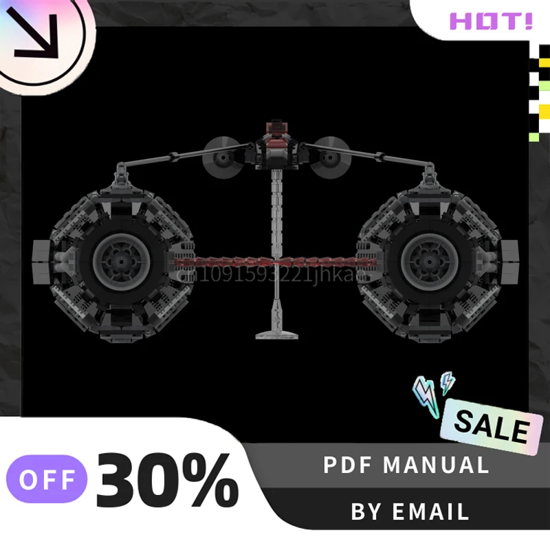 [2156 個] カスタマイズされた MOC インペリアル ポドラッサー クリエイティブ ビルディング ブロック セット STEM おもちゃ DIY 建設モデル キット誕生日プレゼント