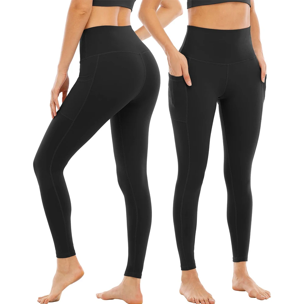 High Waist Legging Pockets Fitness Bottoms Running Sweatpants for Women Quick-Dry Sport Trousers Workout Yoga Pants