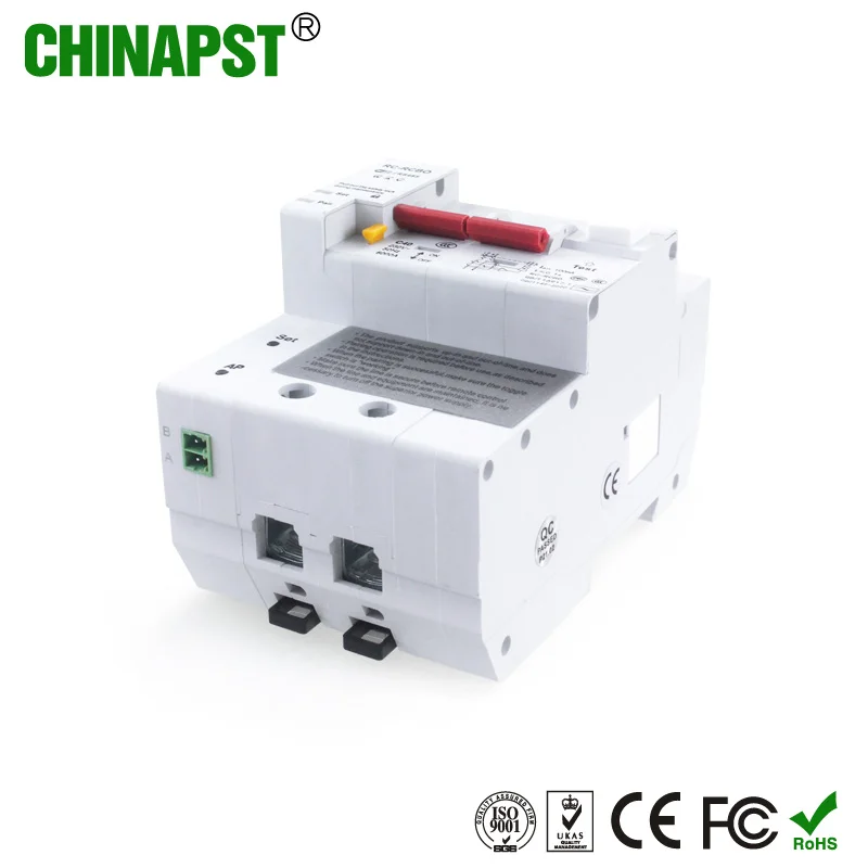 Modischer 2P Tuya Smart MCB Switch Wifi Leistungsschalter mit Messung PST-MCB-2M