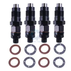 4PCS 4M40 4M40T ME201844 Diesel Fuel Injectors kit With 8 Rings Replace For Mitsubishi Delica Spacegear Pajero 9430610435 2.8L