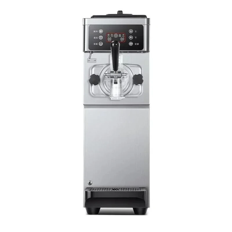 

220V 110V Commercial Good Quality 16L Soft Ice Cream Maker Machine Ice Cream Making Machine Single Head Small Size Tabletop
