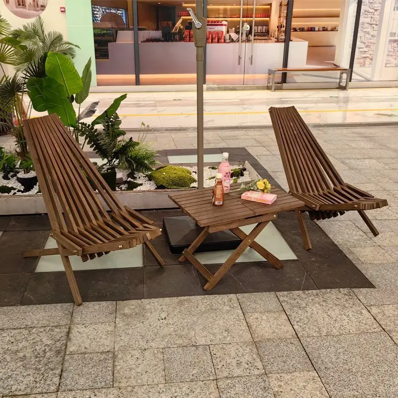 Folding Chair Leisure Chair Reclining Chair Villa  Hotel Farm Outdoor Courtyard