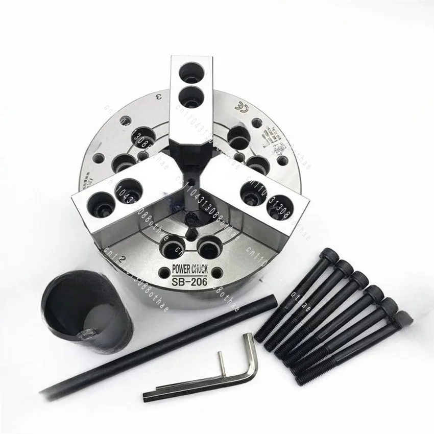 Three-jaw Hollow Hydraulic Chuck for Mechanical CNC Lathe SB-204 SB-205 SB-206 Hydraulic Chuck Oil Pressure Chuck