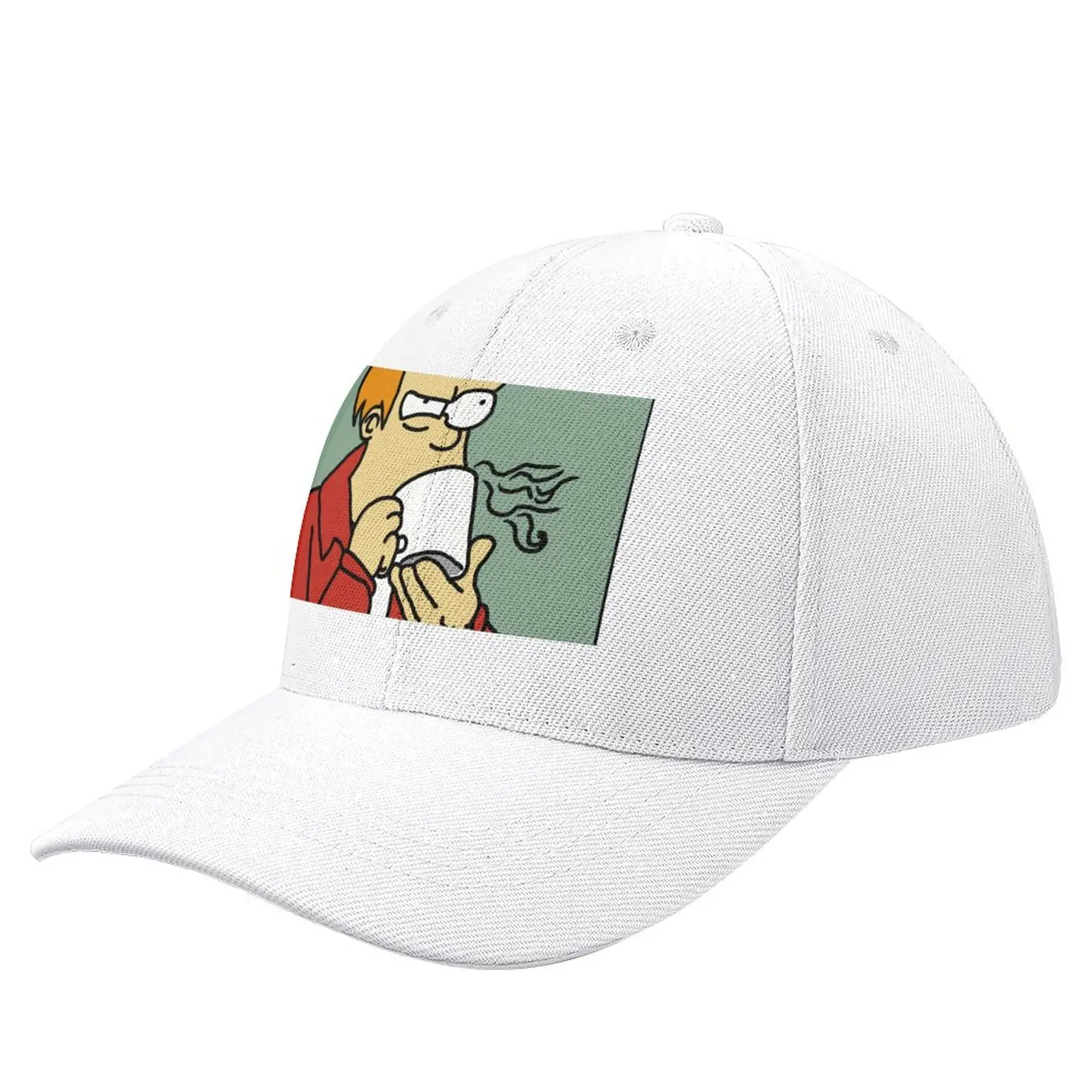 Fry Coffee Freehand DigitalCap Baseball Cap Beach Bag custom Hat Women's Beach Outlet 2024 Men's